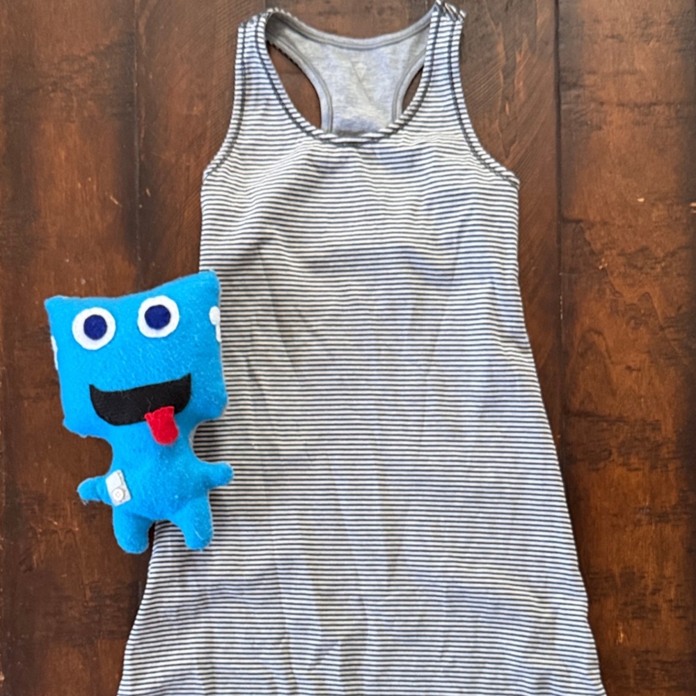 Ivivva by Lululemon Reversible Striped Jersey Dress